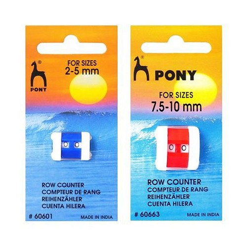 Pony row counters needle - row,