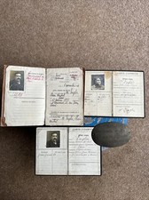 Rare Antique Collection French Fairground Merchants Memorabilia Permit , Plaque