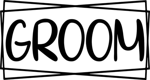 The groom border - the,
