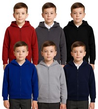 A2Z 4 Kids Girls Boys Zipper Long Sleeves Zip-Up Hooded PE School Zipper Jacket