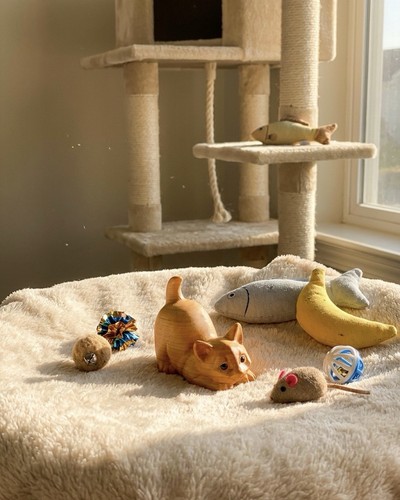 Little carved wooden - wooden, playful