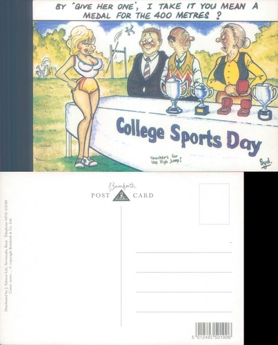 College sports day cartoon