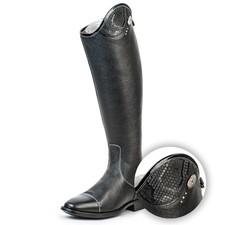 DeNiro Salentino Black Leather Dressage Horse Riding Boots Size 6, 39 MC XL