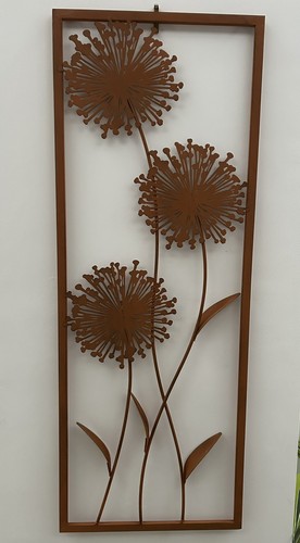Rustic metal allium flower - allium,