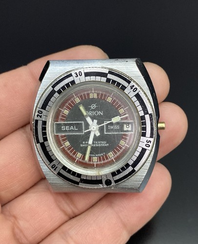 Orion seal vintage black red - seal,