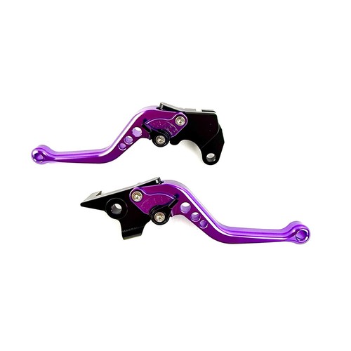 Purple cnc short levers - cnc,