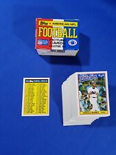 TOPPS NFL American Football Cards 1988 - Full set of 88 cards in original box