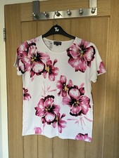 Casamia Beautiful floral top with sequin details Size M - Oversized size 10