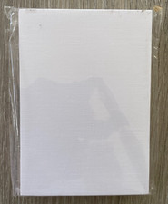 Textured Card White Linen