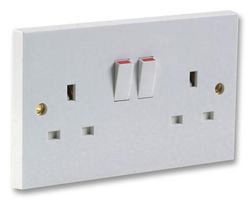 13a white plastic single - white,