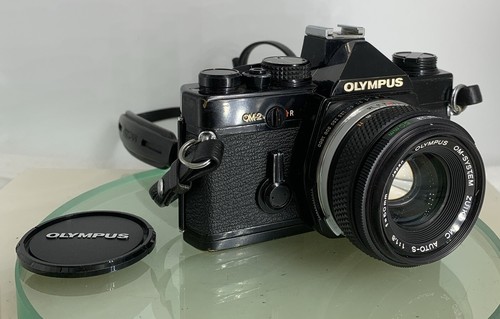 Olympus black 35mm slr - olympus, om-2n