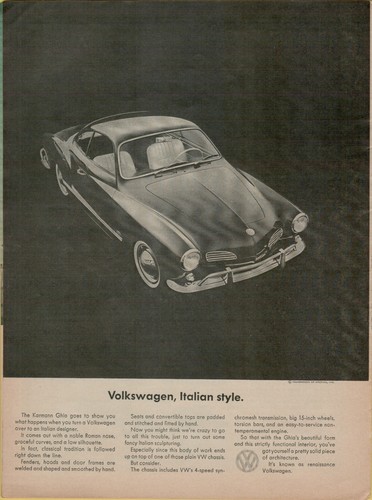 1964 volkswagen karmann ghia - 1964,