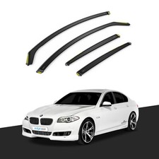 BMW 5 Series F10 2010-2017 4 Door Saloon Wind Deflectors 4pc Tinted