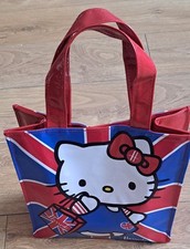 Harrods hello kitty pvc union  jack  double handle bag