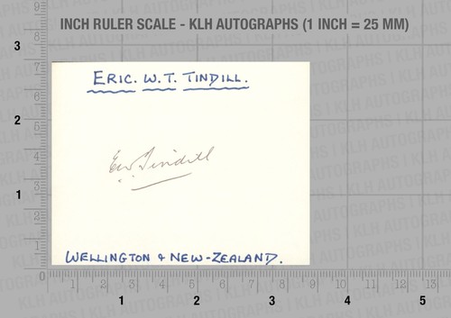 Eric tindill hand signed - eric,