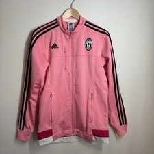 Adidas Juventus Mens Football Track Training Jacket Pink Size Small 2015/16 