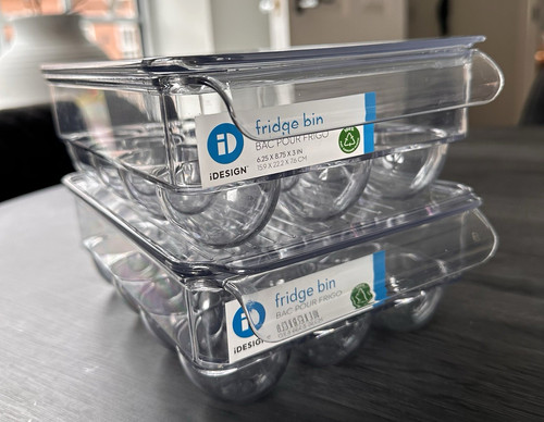 Idesign clear stackable fridge - idesign,