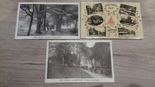 Vintage postcards Watford The Canal , Leavesden Woods and multi view 1906