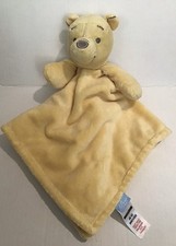 Asda George Disney Baby Winnie the Pooh Yellow Comforter Plush Soft Toy Large