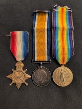 WW1 Trio 4285 John Walter Edwards Royal Field Artillery Royal Garrison Artillery