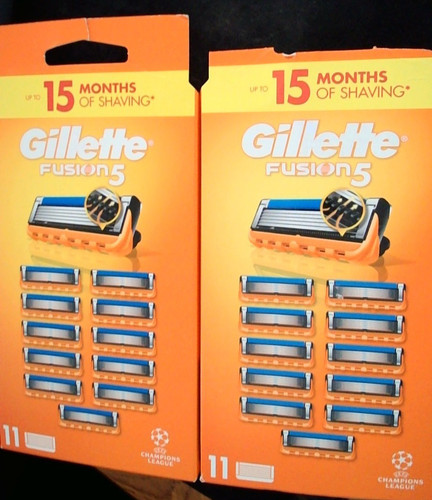 Gillette fusion razor - 2x,