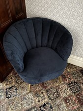 Next Stella Chair. Navy/Gold
