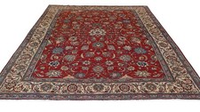 Handmade Wool Rug 358 X 240 Cm – Large Traditional Vintage Oriental Carpet
