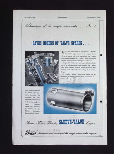 Original 1944 advert bristol - 1944,