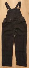 Women's Boohoo Dungarees In Black Size 8 VGC