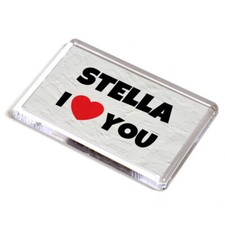 FRIDGE MAGNET - Stella - I Love You - Name Gift