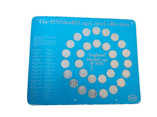 Esso 1970 world cup coin - esso,