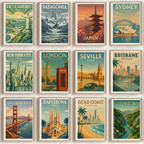 Designs vintage retro - -,