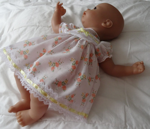 New dress for 17in baby - new,