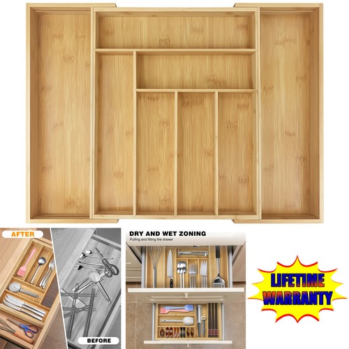 Large wooden cutlery - wooden, tray