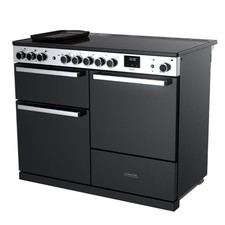 Rangemaster EDGE DELUXE EDDL0110EIGBLK 110cm Induction Range Black & Chrome GRAD