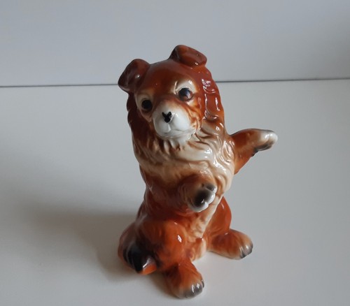 Vintage collie puppy - collie,