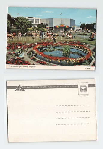 Vintage postcard the gardens - postcard,