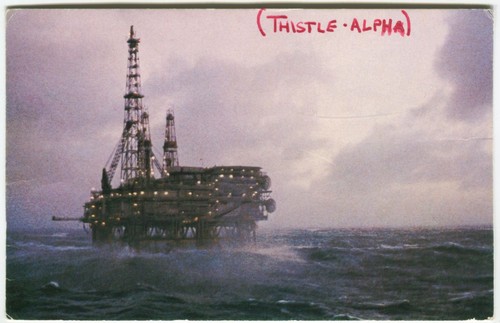 Thistle alpha oil - rig,, the