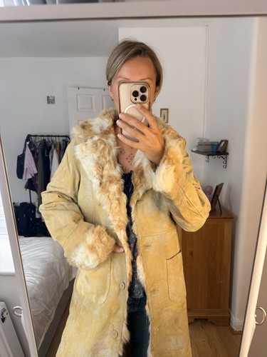 Vintage afghan coat - vintage,