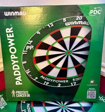 Winmau Blade 6 Dart Board-limited edition Paddy Power PCUK design