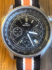 Stunning Vintage Rotary Aquaspeed  Pilot Chronograph