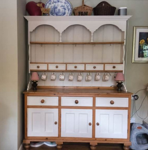 Vintage pine and - vintage, cream
