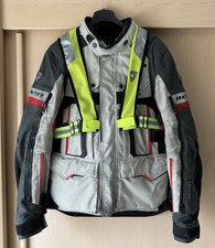 REV’IT! men’s motorcycle jacket Defender Pro GTX size M GreyRed with Protectors