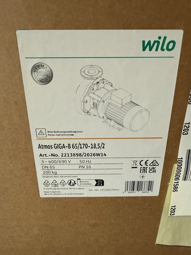 Wilo atmos giga - wilo, giga-b