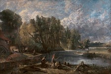 John Constable River Landscape