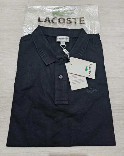Lacoste men black polo - men's,