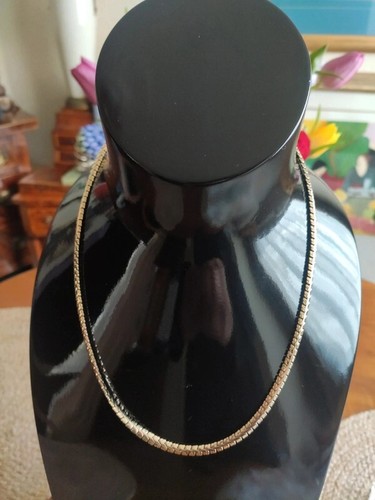 Gold plated snake chain - gold,
