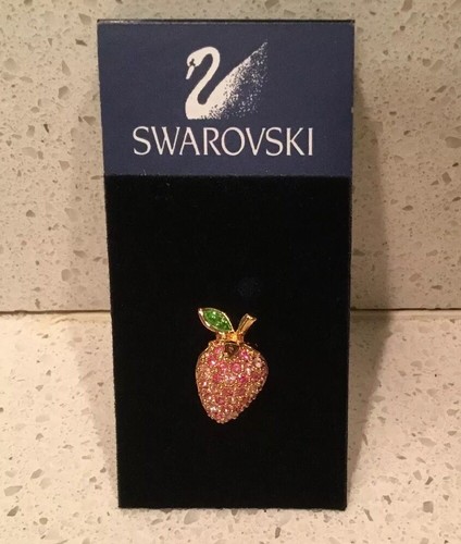 Swarovski crystal strawberry - crystal,