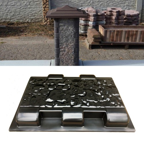 Fence pillar paving mould - fence,