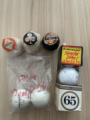 Vintage golf balls - balls, mixed